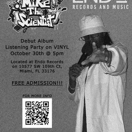 Mike The Scientist Debut Album Listening Party on Vinyl - Friday, October 30 at 5 PM