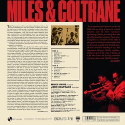 Miles & John Coltrane Davis – Miles & Coltrane (180g Dmm Remaster) – New LP