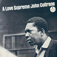 John Coltrane – A Love Supreme (Early Van Gelder-Cut, Orange/Black Label) VG-/VG- – Used LP