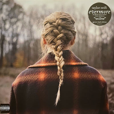 Taylor Swift – Evermore (Green Transparent Vinyl) Cover Condition: VG- – Used LP