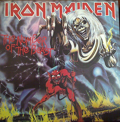 Iron Maiden – The Number Of The Beast (1986 Repress) – Used LP
