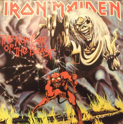 Iron Maiden – The Number Of The Beast (1982 Original Pressing [R12653094], Goat Hair Cleaned, Vg+/Vg+) – Used LP