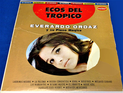 Everardo Ordaz Y Su Piano Magico* – Ecos Del Tropico – Used LP