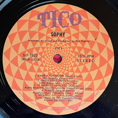 Sophy – Te Reto – Used LP
