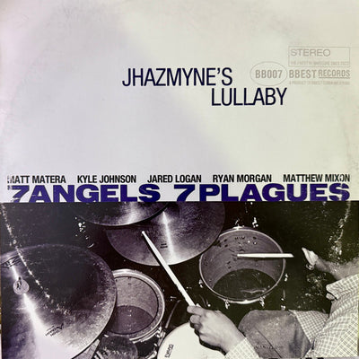 7 Angels 7 Plagues – Jhazmyne's Lullaby (Blue Iridescent/A Farewell To A Perfect Score) – Used LP