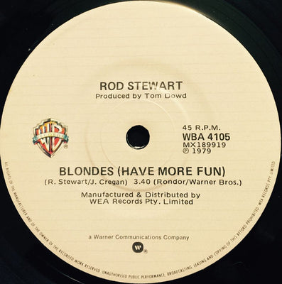 Rod Stewart – Blondes Have More Fun – Used LP