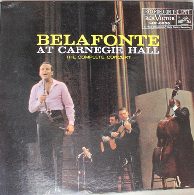 Harry Belafonte – Belafonte At Carnegie Hall: The Complete Concert – Used LP (VG)