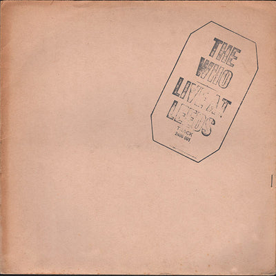 The Who – Live At Leeds – Used LP