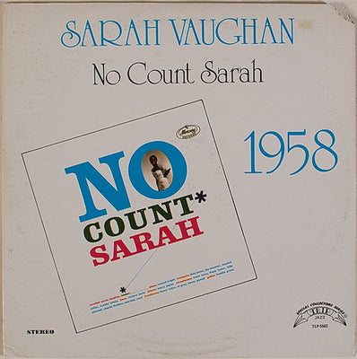 Sarah Vaughan – No Count Sarah – Used LP