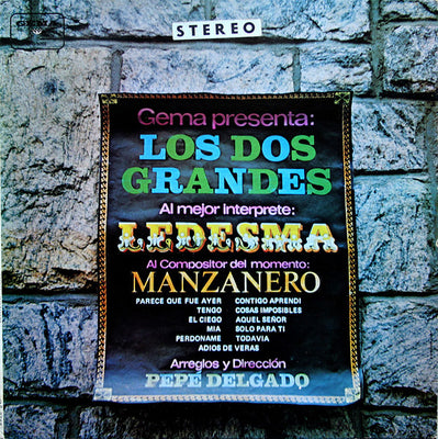 Roberto Ledesma – Los Dos Grandes Manzanero – Used LP