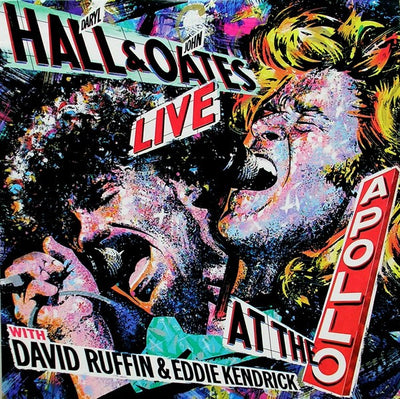 Daryl Hall & John Oates Featuring David Ruffin & Eddie Kendricks – A Nite At The Apollo Live! – Used LP