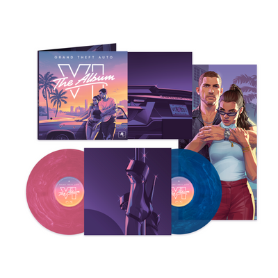 Grand Theft Auto VI – The Album OST (2LP Marble Pink & Blue Vinyl, Indie Exclusive)