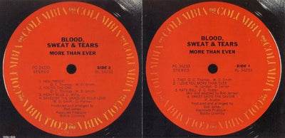 Blood, Sweat And Tears – More Than Ever – Used LP